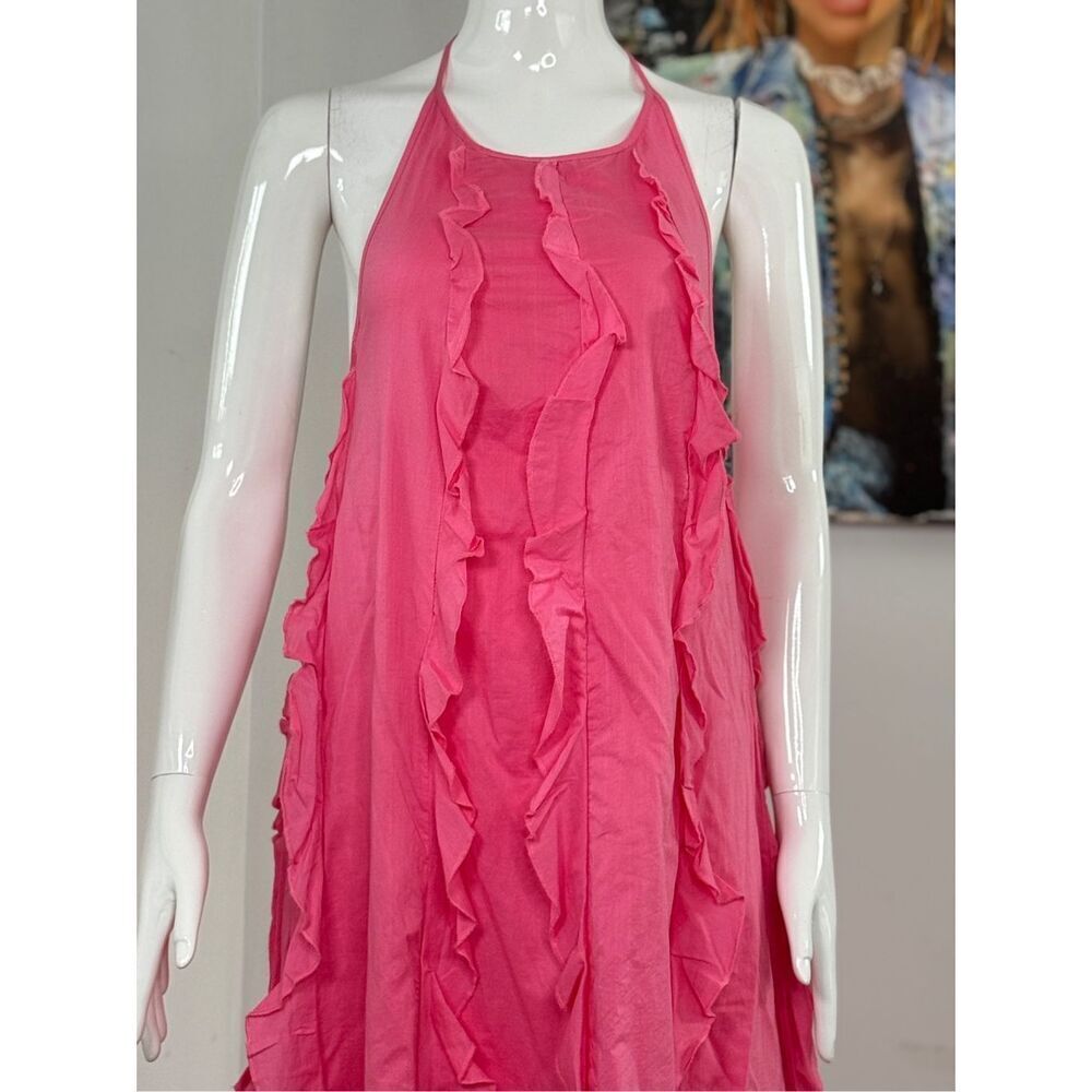 Staud Marika Ruffled Halter Gown Size M - Picture 5 of 15